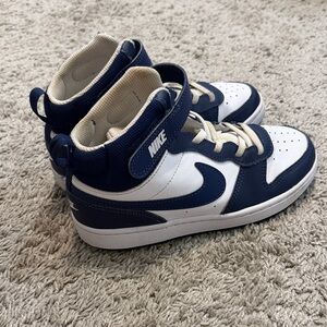 Nike Kids Navy and White Sneakers